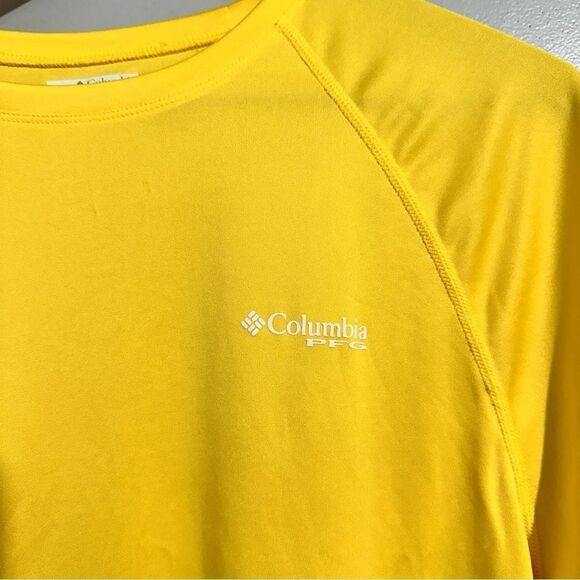 Columbia PFG, men’s yellow shirt size L - Picture 2 of 6